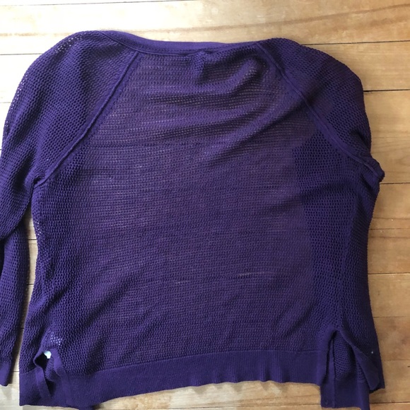 Knit Purple American Eagle Sweater - Picture 4 of 5